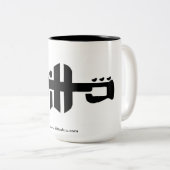 同様に音響音楽マグ ツートーンマグカップ (正面右)