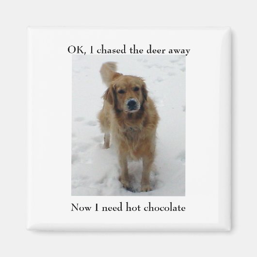 同盟国が切り取った鹿を追っ遠くにた今は… マグネット (正面)