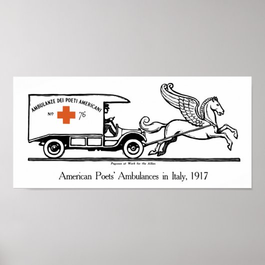 同盟国のために働いているペガサス – WWI ポスター (正面)