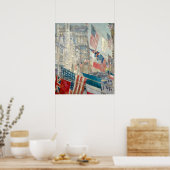 同盟国の日 – フレデリック・ハサム |印象主義 ポスター (キッチン)