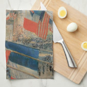 同盟国の日、1917年5月Childe Hasssam、ヴィンテージ・アート キッチンタオル (四つ折り)