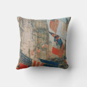 同盟国の日、1917年5月Childe Hasssam、ヴィンテージ・アート クッション (裏面)
