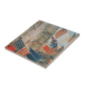 同盟国の日、1917年5月Childe Hasssam、ヴィンテージ・アート タイル (側面)