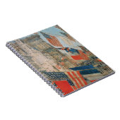 同盟国の日、1917年5月Childe Hasssam、ヴィンテージ・アート ノートブック (右側)