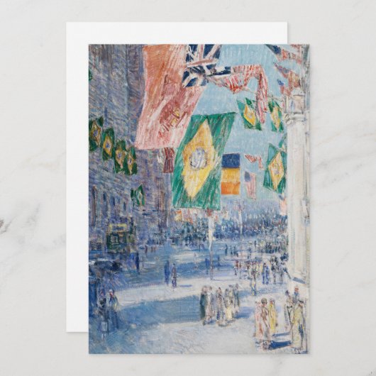 同盟国の通り | Childe Hasssam (正面/裏面)