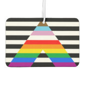 同盟国の進捗プライドフラグ カーエアーフレッシュナー (裏面)