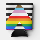 同盟国の進捗プライドフラグ 缶クーラー (正面)