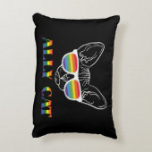 同盟国 |かわいい猫 |虹 |プライド アクセントクッション (裏面(縦))