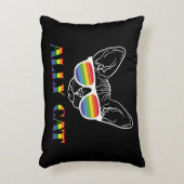 同盟国 |かわいい猫 |虹 |プライド アクセントクッション (正面(垂直))