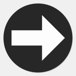 同盟矢印シール(3in.6点) ラウンドシール