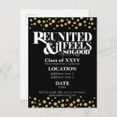 同窓会のご案内 案内ポストカード (正面/裏面)