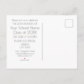 同窓会のご案内 案内ポストカード (裏面)