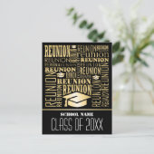 同窓会のご案内 案内ポストカード (スタンド正面)