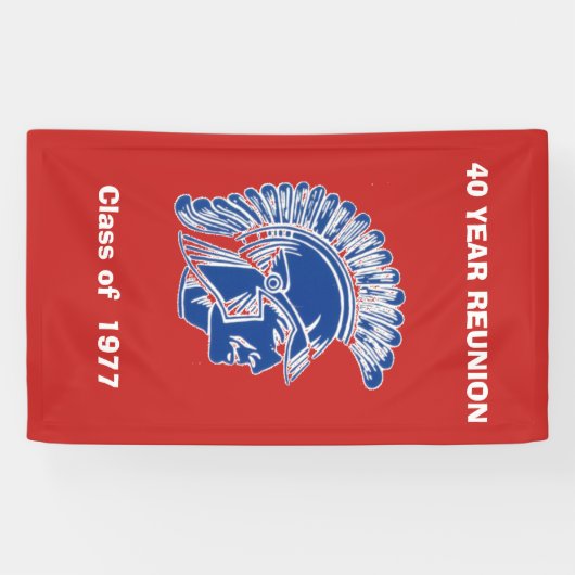 同窓会のトロイ人 横断幕 (横)