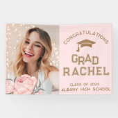 同級卒業生ピンクフローラ院卒業パーティー 横断幕 (横)