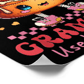 同義おもしろい語転がJoke Cinnamon 転が Grammar Pu ポスター (角)