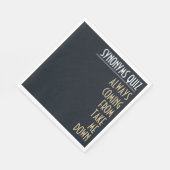 同義おもしろい語Rickrollパーティー スタンダードランチョンナプキン (角)