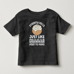 同義語転がミーム英語文法先生Pun トドラーTシャツ