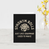 同義転が語ジョーク桂皮転が文法プンFunn カード (黄色い花)