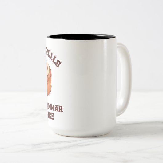 同義転が語 – 作るために使われる文法と同様 ツートーンマグカップ (正面右)