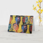 同胞スカウトlgbt国際男子学生の社交クラブ カード (黄色い花)