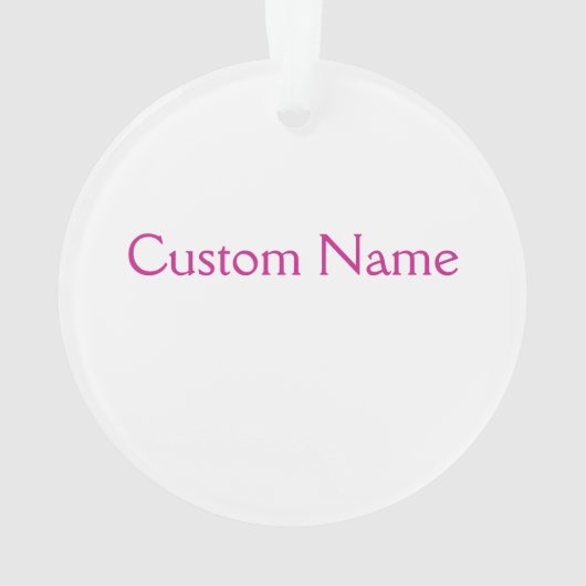 同調のフィギュアスケートのカスタムのギフト オーナメント (裏面)