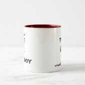 "同郷人"のコーヒー・マグ ツートーンマグカップ (中央)