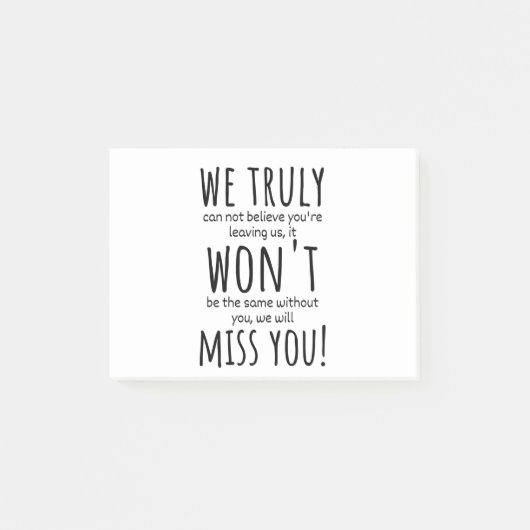 同離れ僚の女離れ性 ポストイット (正面)