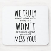 同離れ僚の女離れ性 マウスパッド (正面)