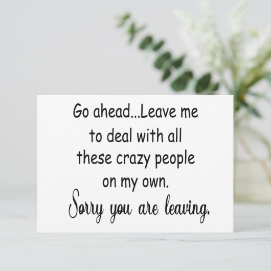 同離れ僚の贈おもしろいり物 サンキューカード (スタンド正面)