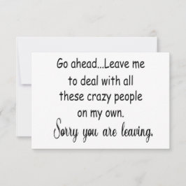 同離れ僚の贈おもしろいり物 サンキューカード