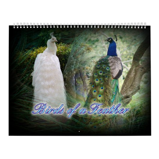 同類の孔雀のカレンダー カレンダー (カバー)