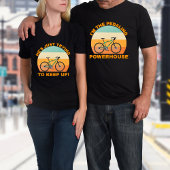 名おもしろいパーソナライズされた付きサイクリング Tシャツ