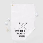 名おもしろいパーソナライズされた ゴルフタオル (インサイチュ)