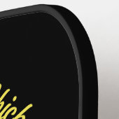 名おもしろい前のピクレカスタムボール ピックルボールラケット (左詳細)