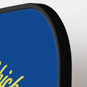 名おもしろい前のピクレカスタムボール ピックルボールラケット (左詳細)