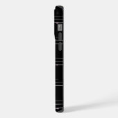 名おもしろい前の模様のバブルバングル鳥 iPhone 16ケース (左側面)