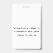 名おもしろい前タグ バッジ (裏面)