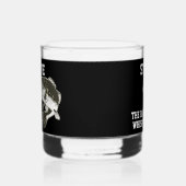 名おもしろい前ベース最大バスウィスパー ウイスキーグラス (右)