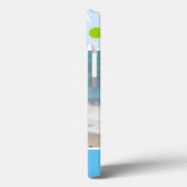 名お気に入りの前付きフォトブルーフラワーパワー Case-Mate iPhoneケース (裏面 / 左)