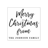 名から聖降誕祭パーソナライズされた騒ぎ ラバースタンプ (インプリント)