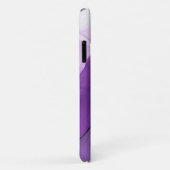 名かわいらしモダン付き紫の水色インク Case-Mate iPhoneケース (裏面/右)