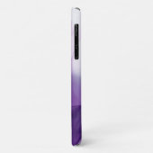 名かわいらしモダン付き紫の水色インク Case-Mate iPhoneケース (裏面/左)