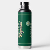 名の繰り返し | モノグラムオングリーン ウォーターボトル (右面)