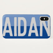 名はっきりした前デザイン- Aidan. Case-Mate iPhoneケース (裏面(横))
