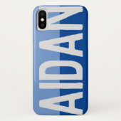 名はっきりした前デザイン- Aidan. Case-Mate iPhoneケース (裏面)