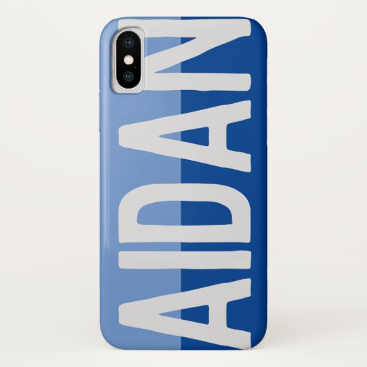 名はっきりした前デザイン- Aidan. Case-Mate iPhoneケース (裏面)