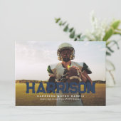 名はっきりした称大学院アスリートネイビー・ブルー・グラード 招待状 (スタンド正面)