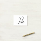 名はイスラ·カリグラティ ポストイット (デスク上)