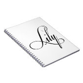 名はユリ書 ノートブック (右側)